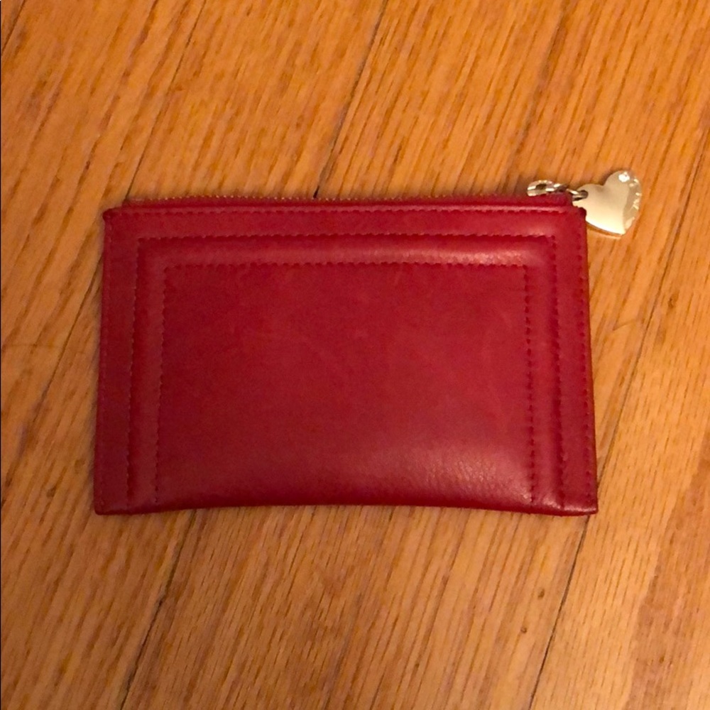 Red Leather Coin Purse ♥️